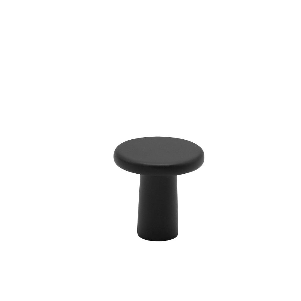 Knopp Bob - Ø28mm - Mattsvart