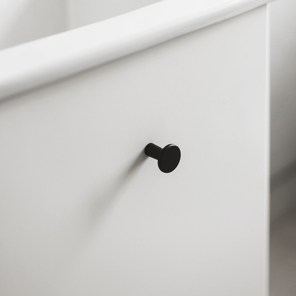 Knopp Bob - Ø28mm - Mattsvart